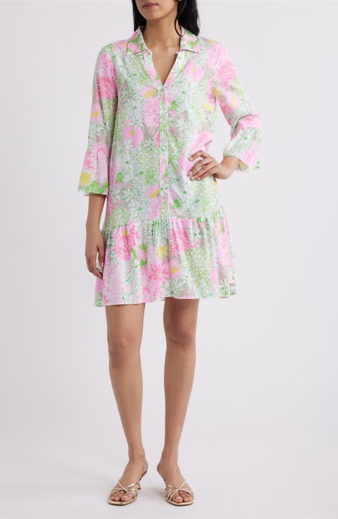 Rayanna Floral Print Tunic Dress