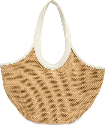 Waylon Woven Shopper Tote Bag