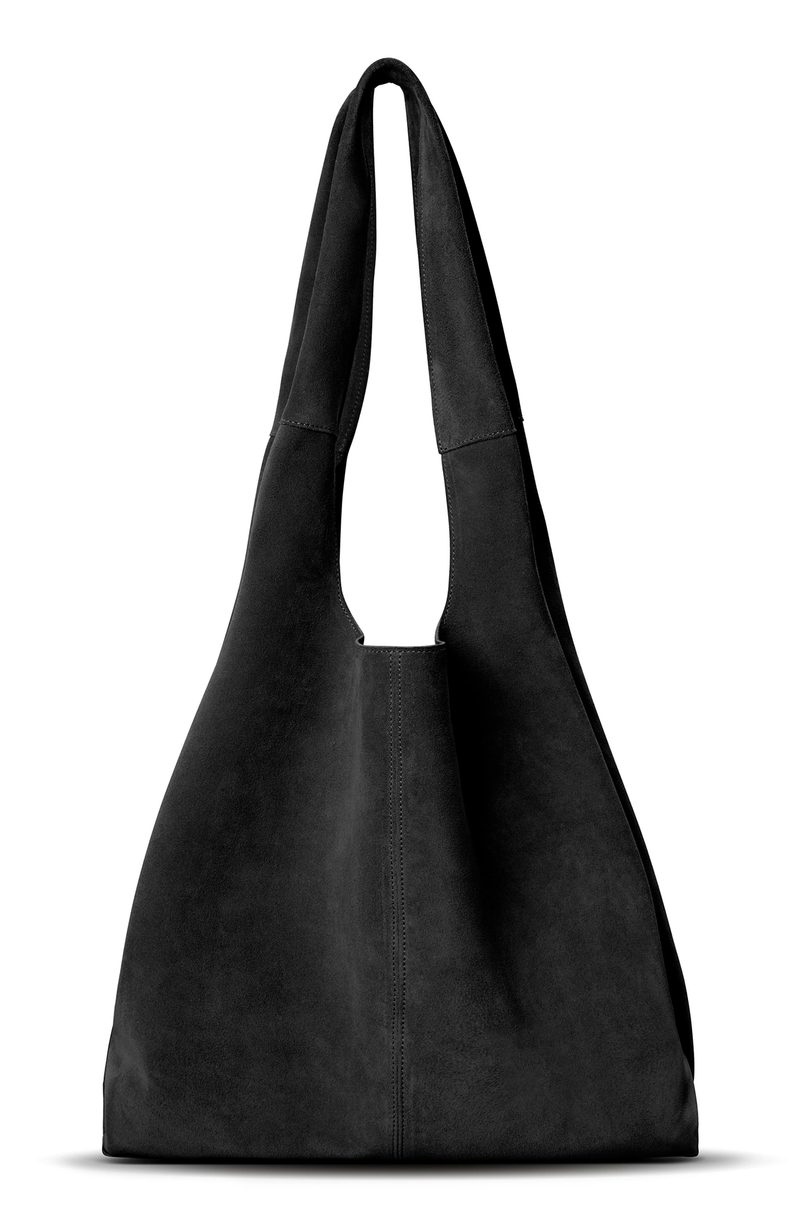 Shinola Market Suede Hobo Bag, Alternate, color, 