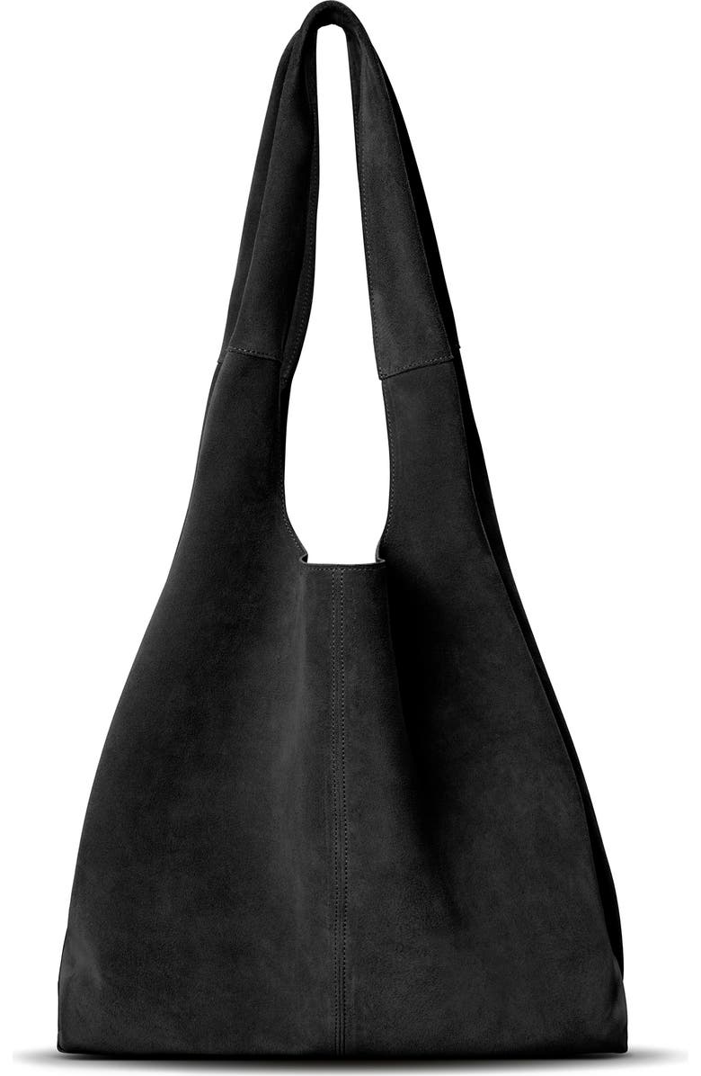 Shinola Market Suede Hobo Bag, Alternate, color,