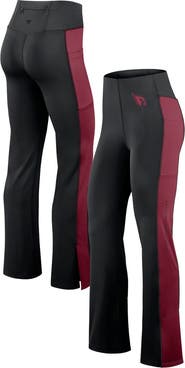 Fanatics Signature Women's Fanatics Signature Black Arizona Cardinals Studio Fitted Flared Leggings