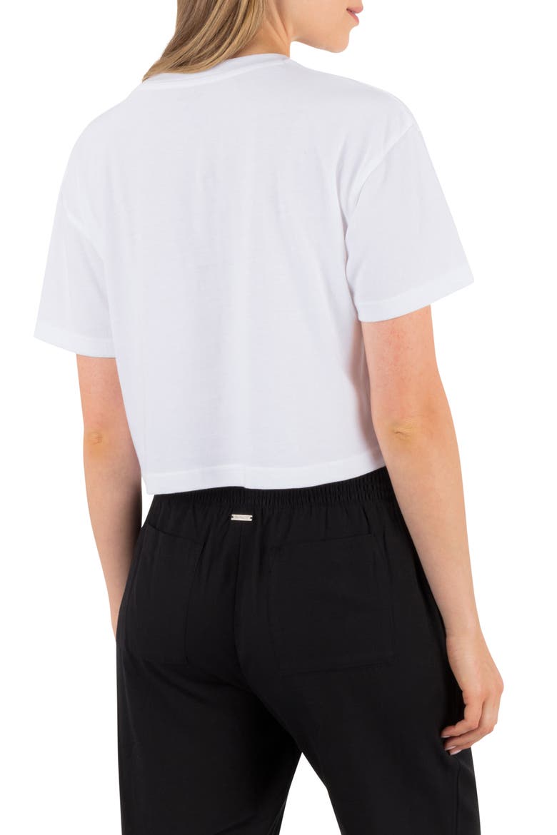 Surf Hooky Boxy Cropped Graphic Tee, Alternate, color, WHITE