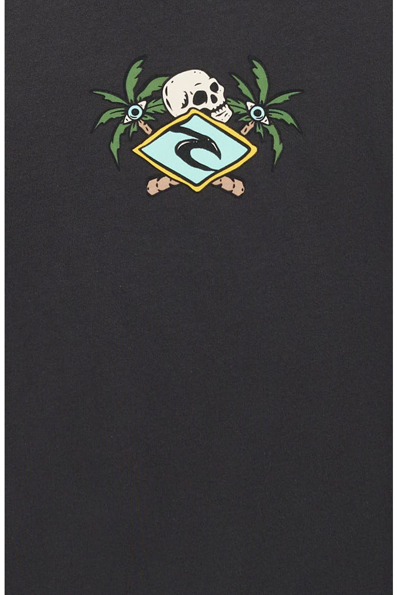 Kids' Sunset Sesh Graphic T-Shirt, Alternate, color, WASHED BLACK