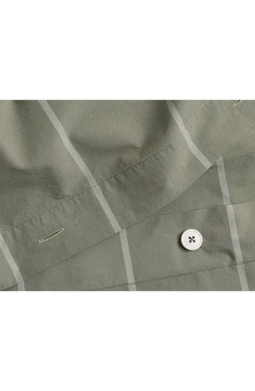 Parachute Percale Duvet Cover In Green