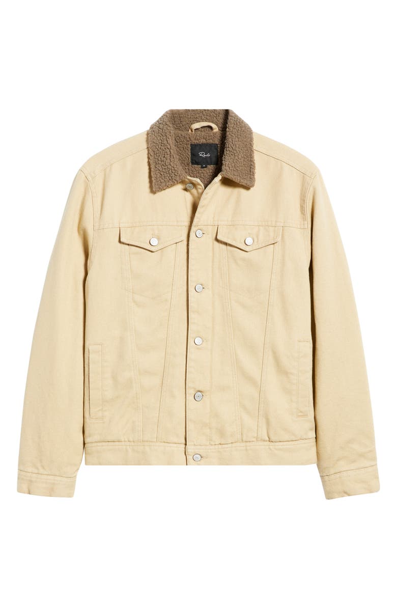 Rails McKinley Faux Shearling Trucker Jacket, Alternate, color, Duck