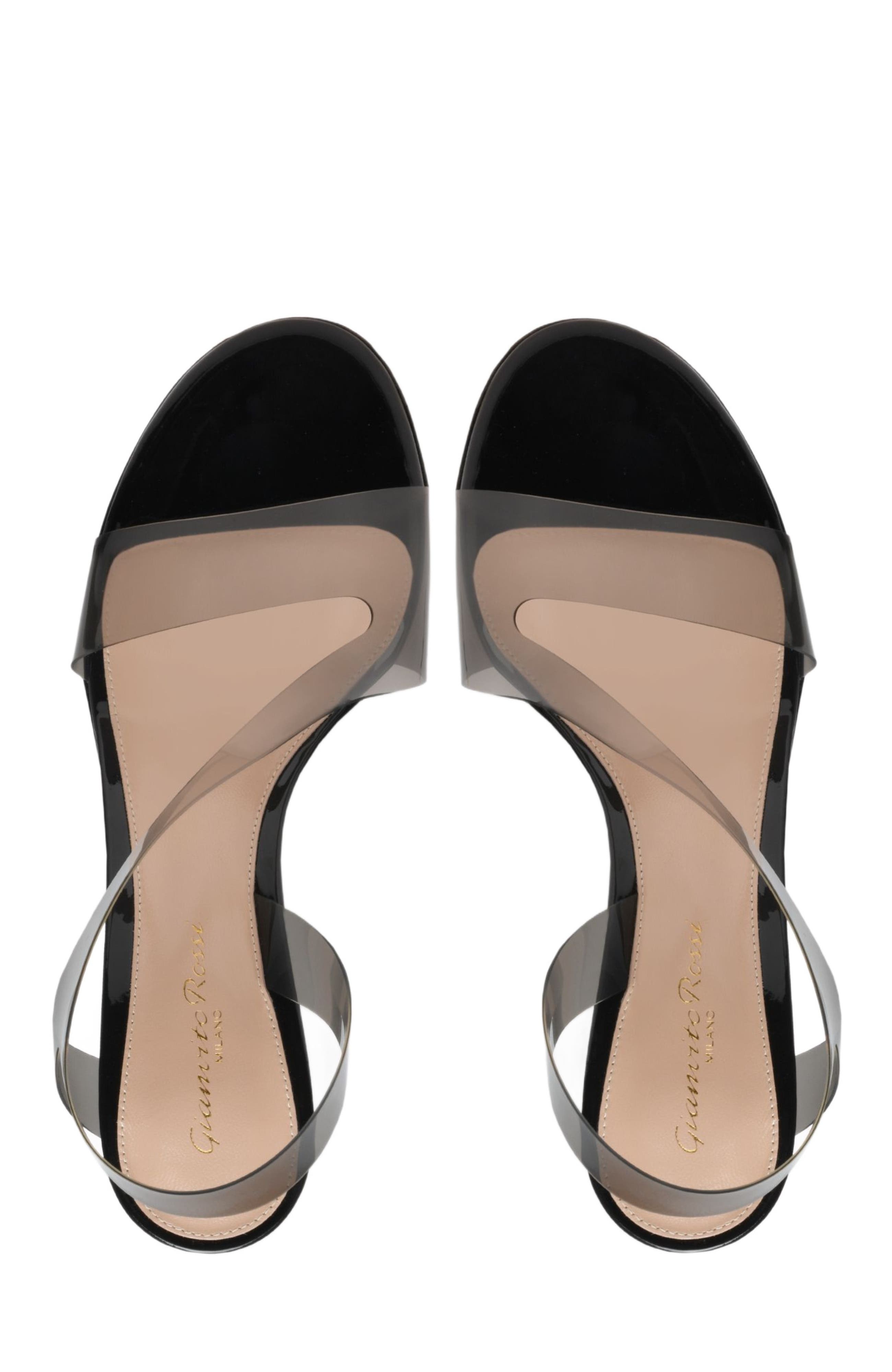 Gianvito Rossi Metropolis 70 Sandal, Alternate, color, Black