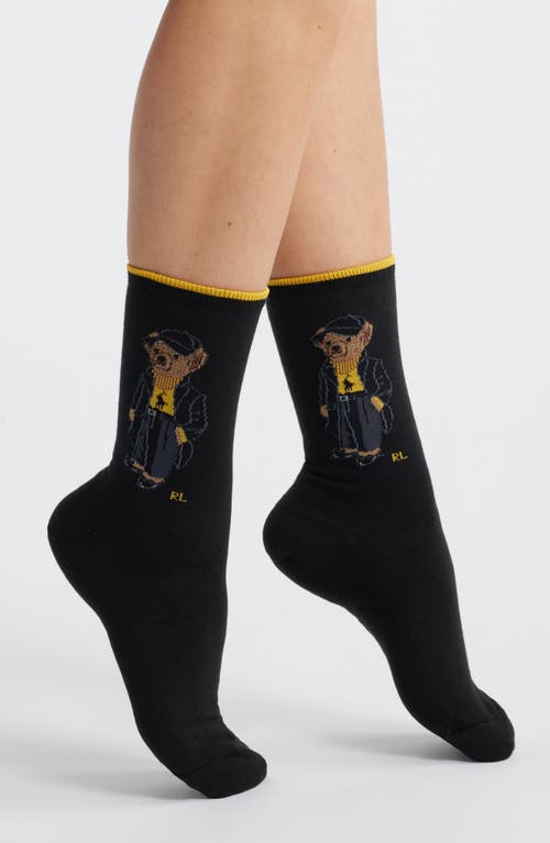 Polo Ralph Lauren Holiday Bear Crew Socks In Multi