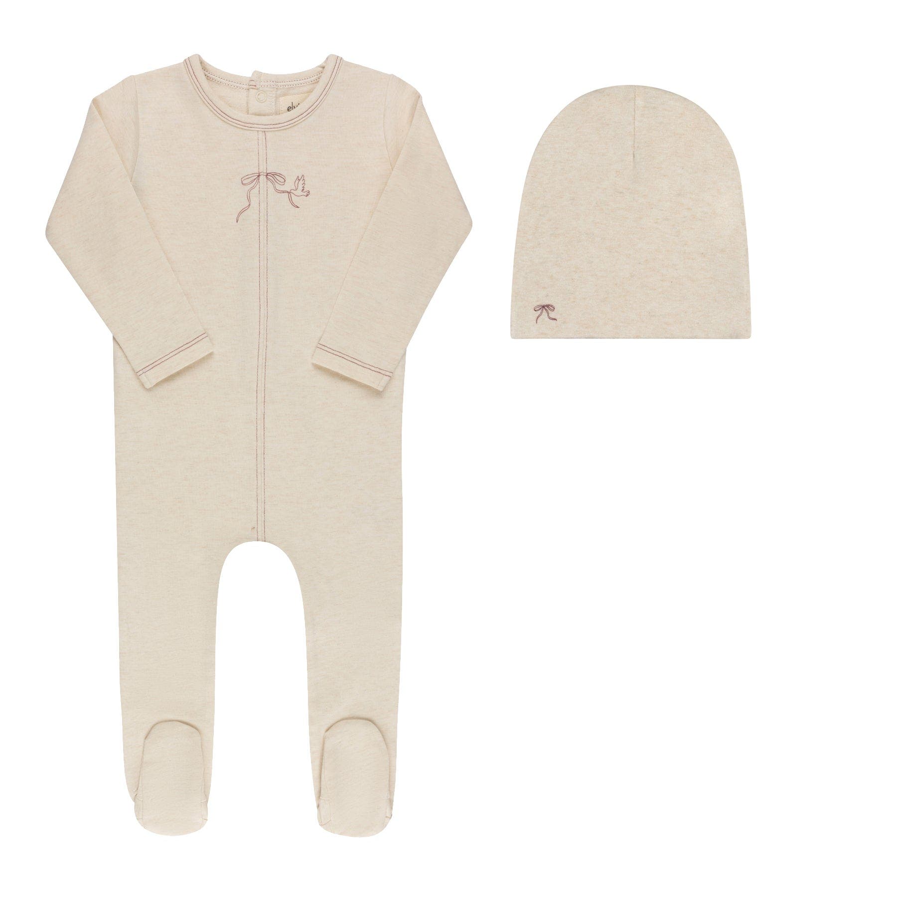 selected Cream Burgundy