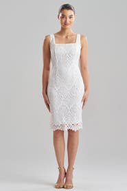 N Natori Leaflet Lace Tank Sheath Dress