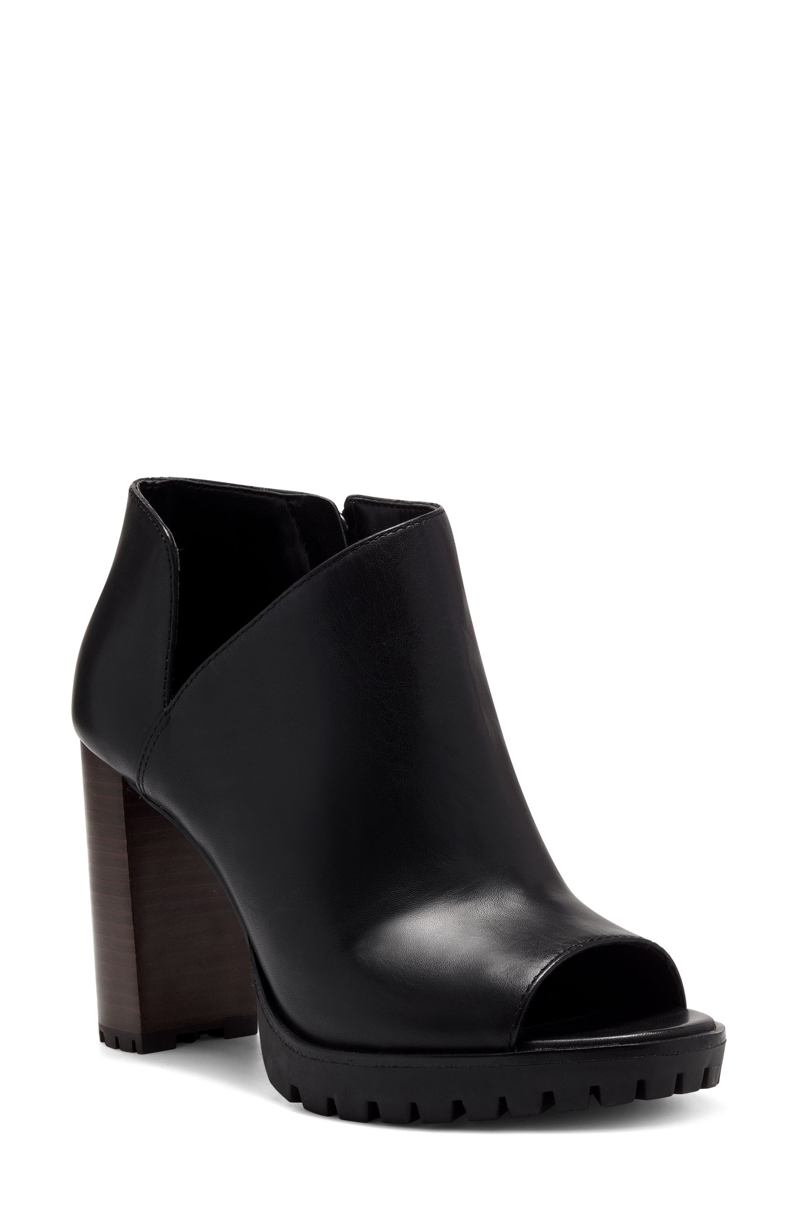 Vince Camuto Hevana Open Toe Bootie, Main, color, 