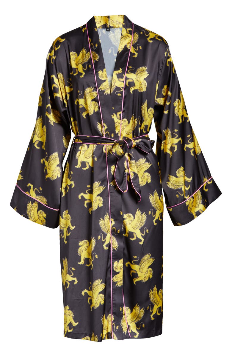 KILO BRAVA Satin Robe, Alternate, color,
