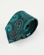 Knottery & Co Paisley Silk Jacquard Tie