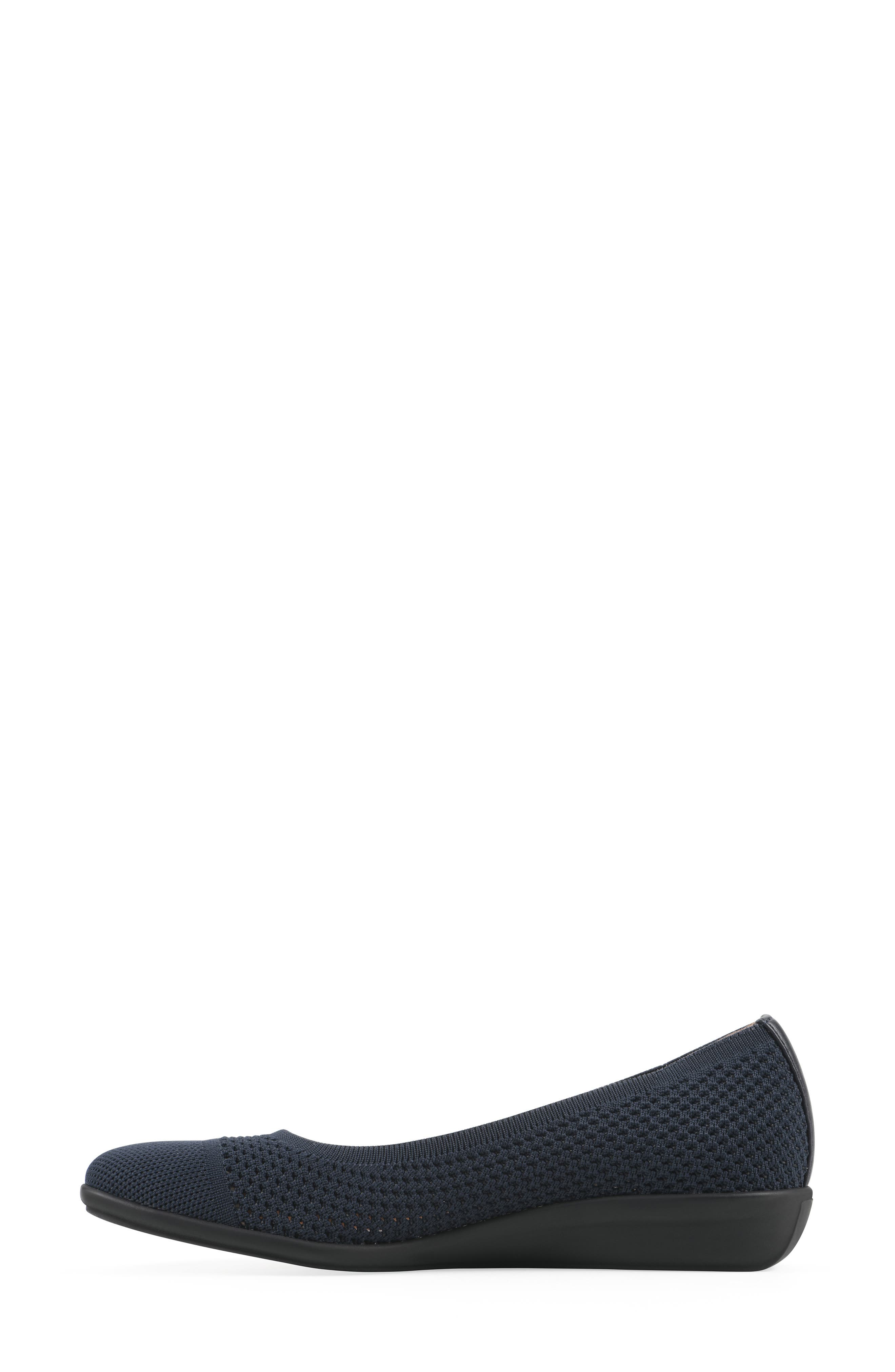 Florian Ballet Flat, Alternate, color, NAVY FABRIC