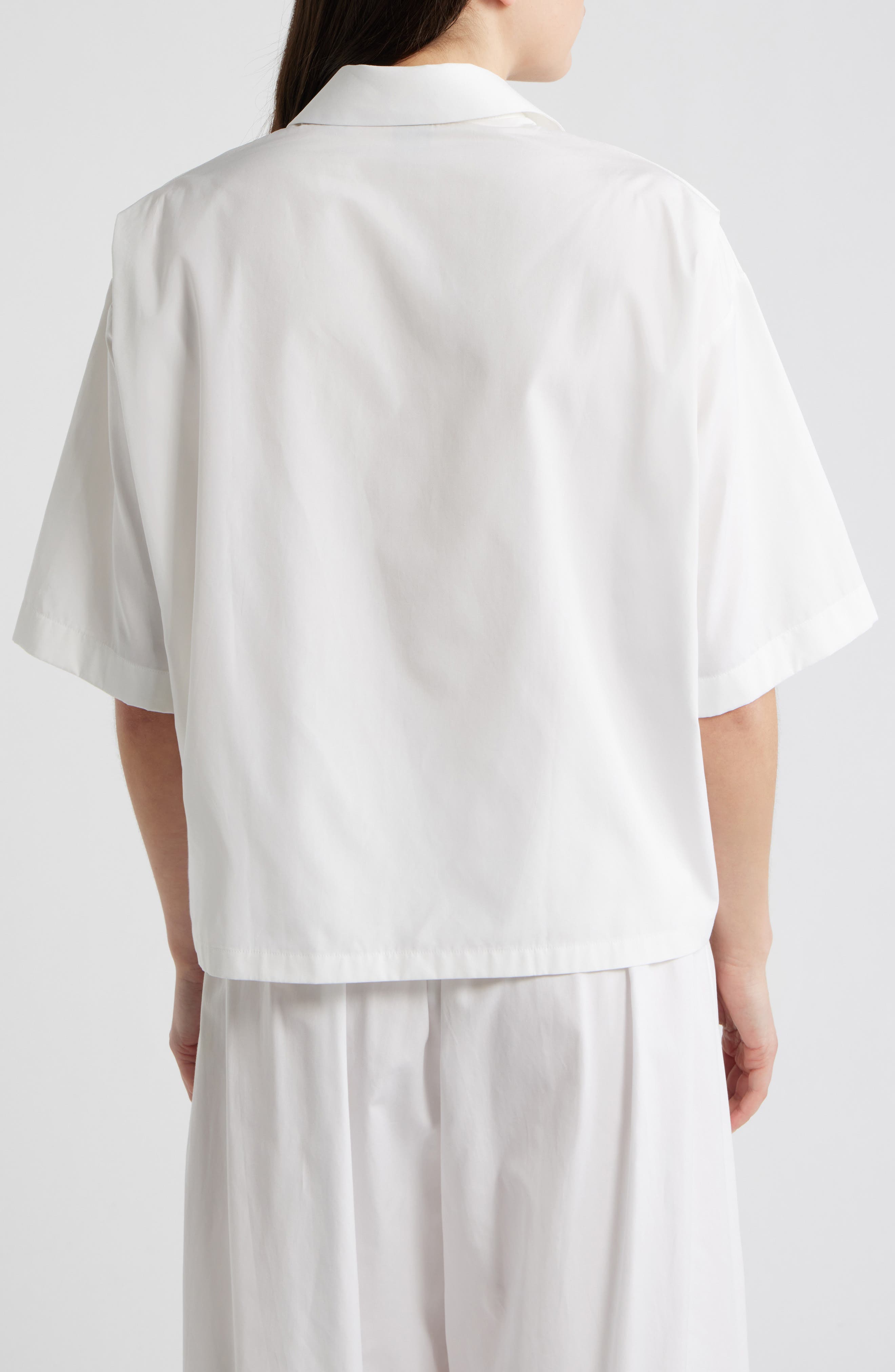 Bimina Cotton Button-Up Shirt - image 2