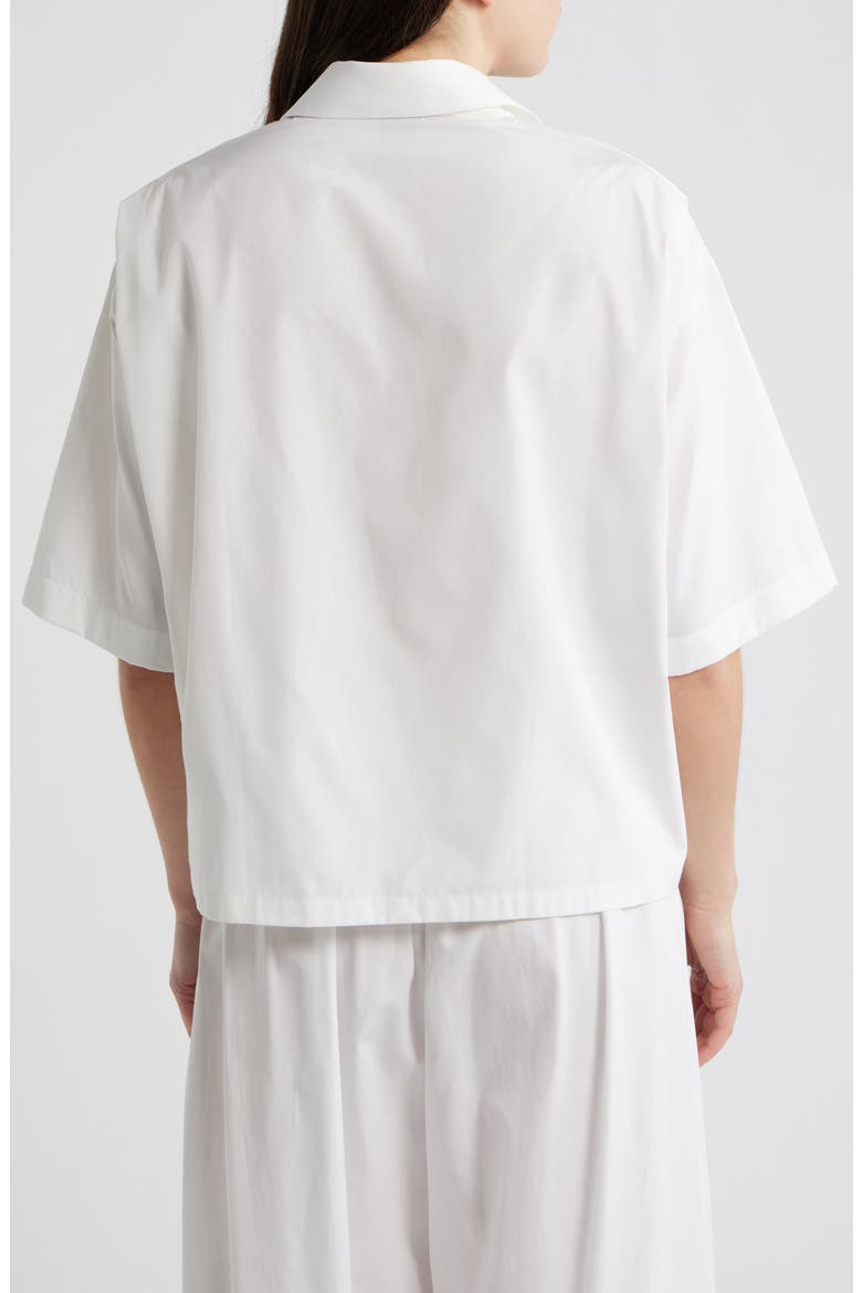 Bimina Cotton Button-Up Shirt, Alternate, color, BRIGHT WHITE