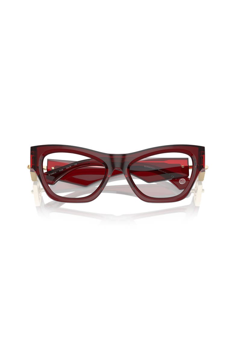 51mm Cat Eye optical glasses, Alternate, color, Red