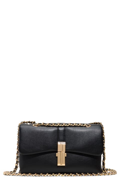 Aliciee Faux Leather Convertible Crossbody Bag