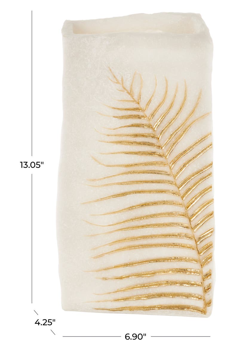 Polystone Vase, Alternate, color, WHITE
