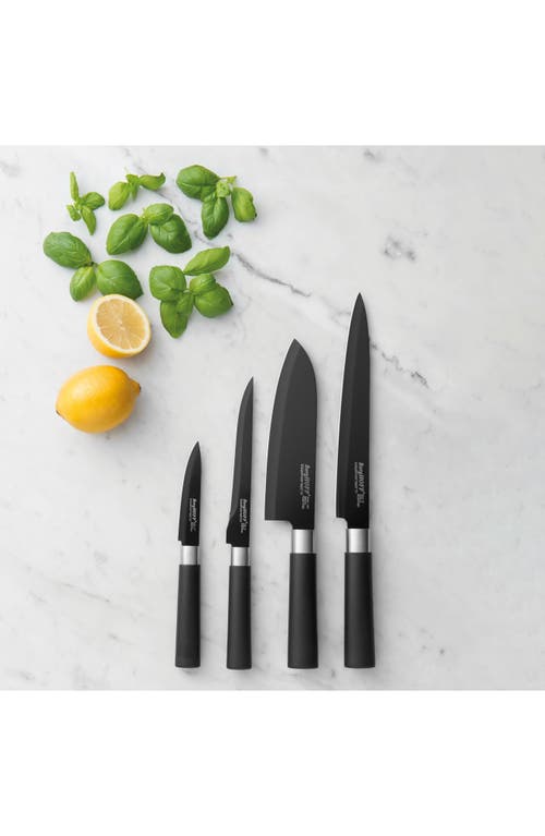 Berghoff Dina Prime 4-piece Knife Set In Black