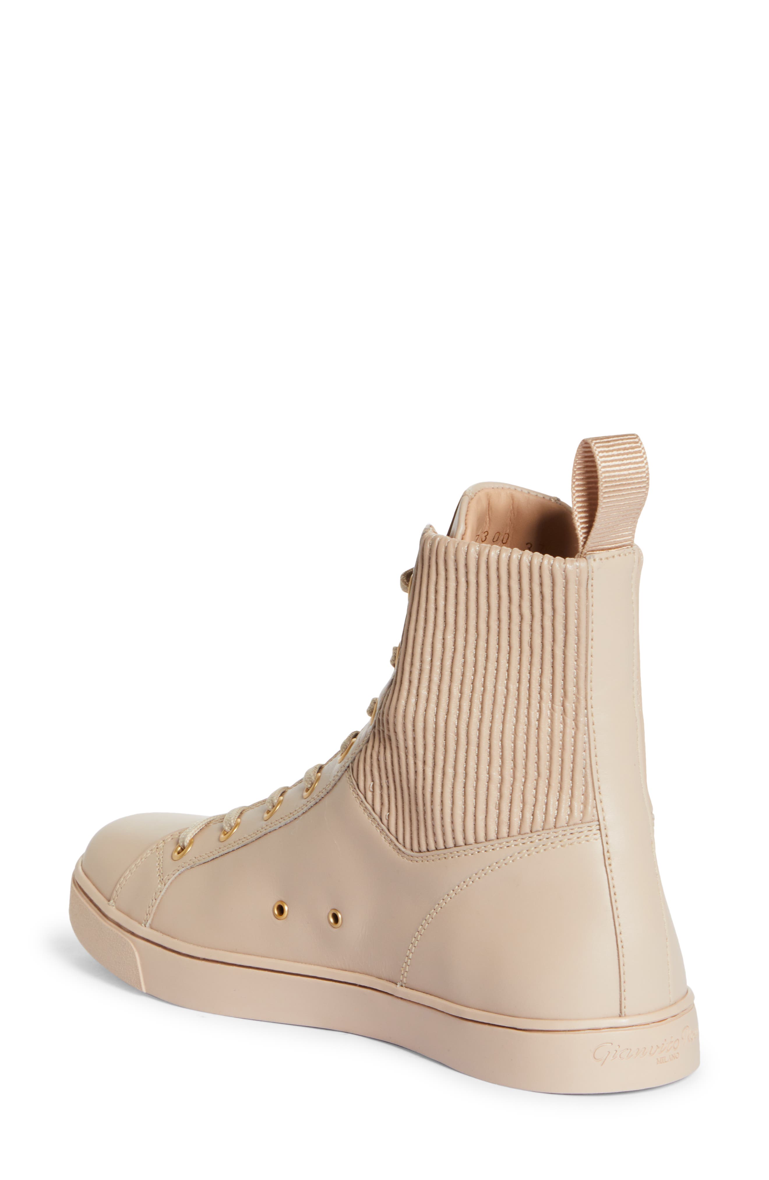Gianvito Rossi Martis Stretch High Top Sneaker, Alternate, color, 