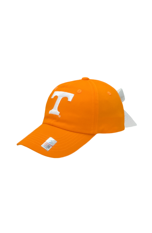 Bits & Bows Tennessee Volunteers Bow Baseball Hat In Orange