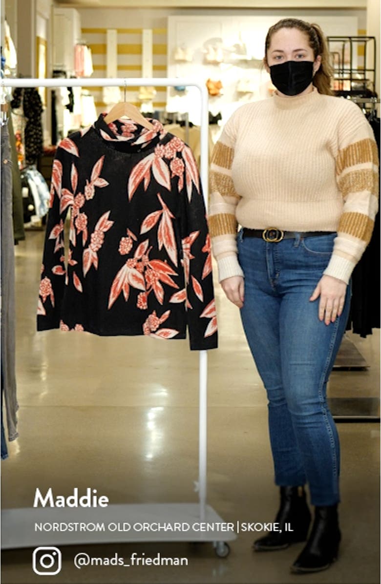 Blooming Tundra Turtleneck Sweater, sales video thumbnail