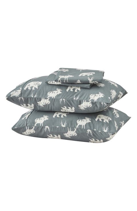 Lodge Print 4-Piece Microfiber Sheet Set