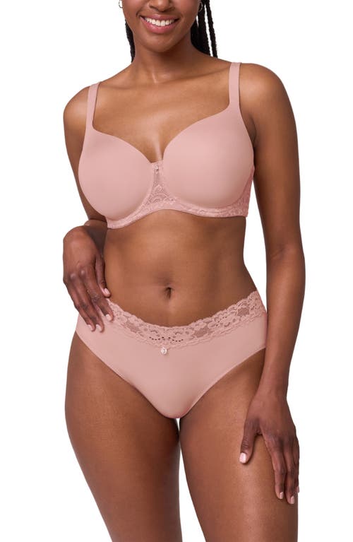 Montelle Intimates Pure Plus Underwire T-shirt Bra In Pink