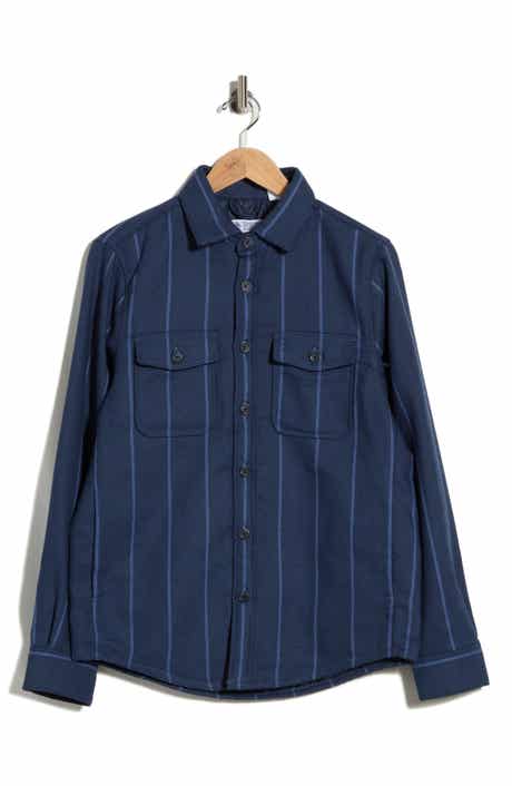 Striped Shirt Jacket