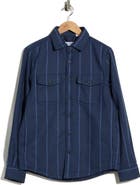 Original Penguin Striped Shirt Jacket