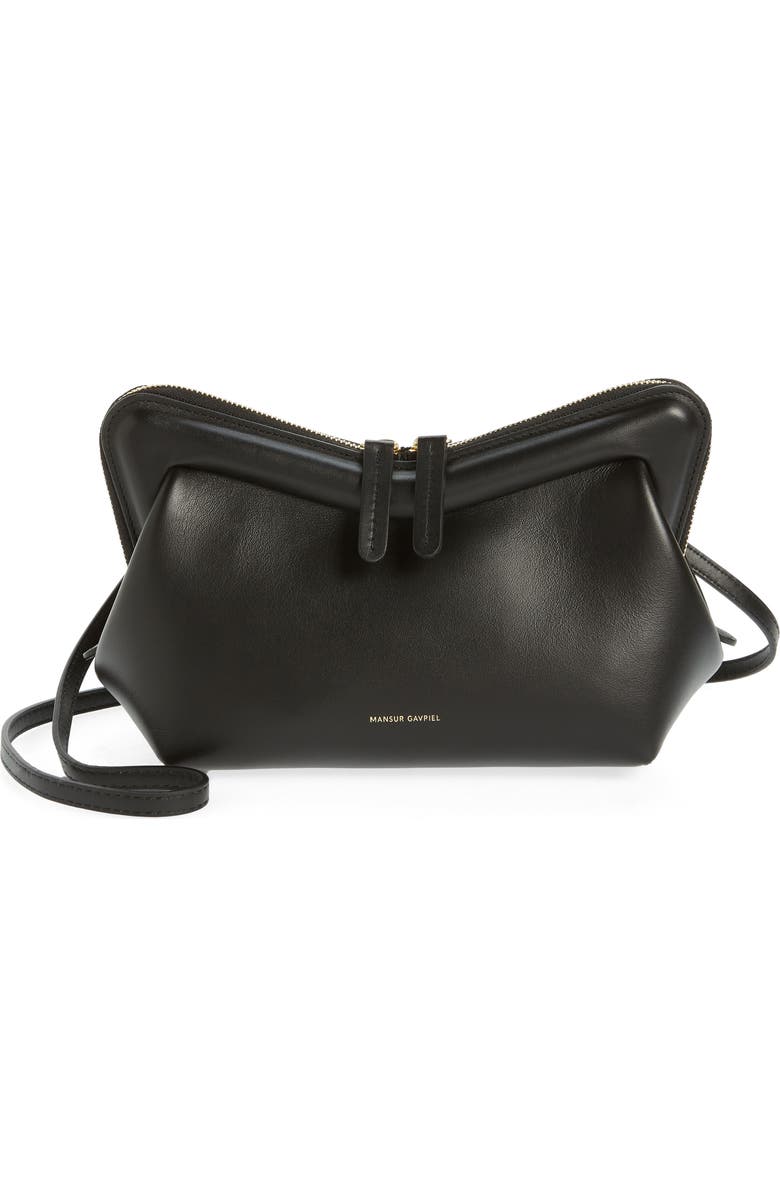 Mansur Gavriel Mini M Frame Leather Shoulder Bag, Main, color,