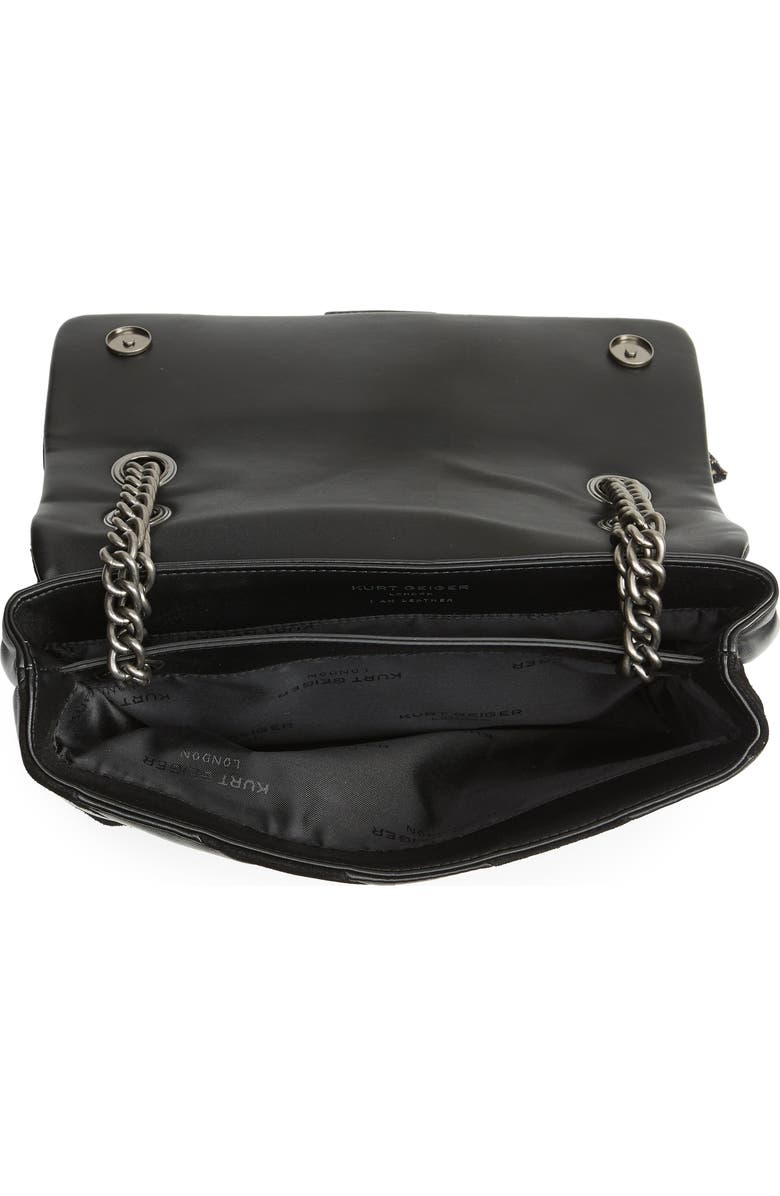Kurt Geiger London Large Soho Leather & Suede Shoulder Bag, Alternate, color,