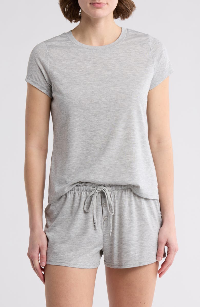 Danskin Brushed Knit Short Pajamas, Main, color, 