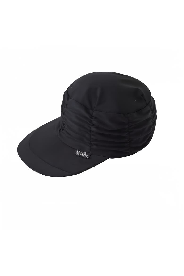 Ruched Sun Cap, Main, color, Black
