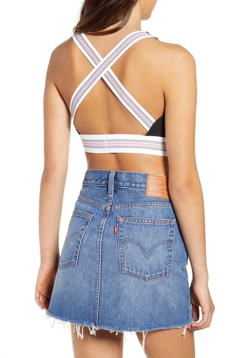 Champion Acid Wash Bra Top, Alternate, color, 