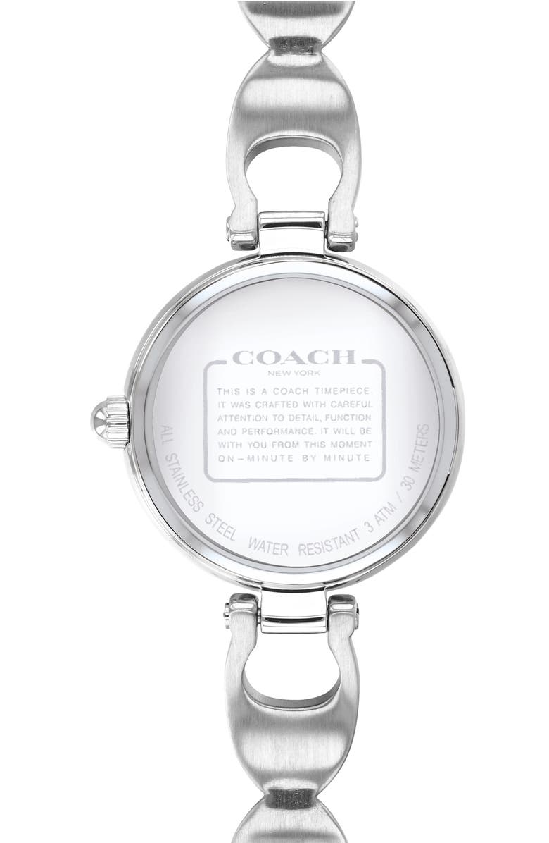 COACH Park Crystal Watch, 26mm, Alternate, color, Silver