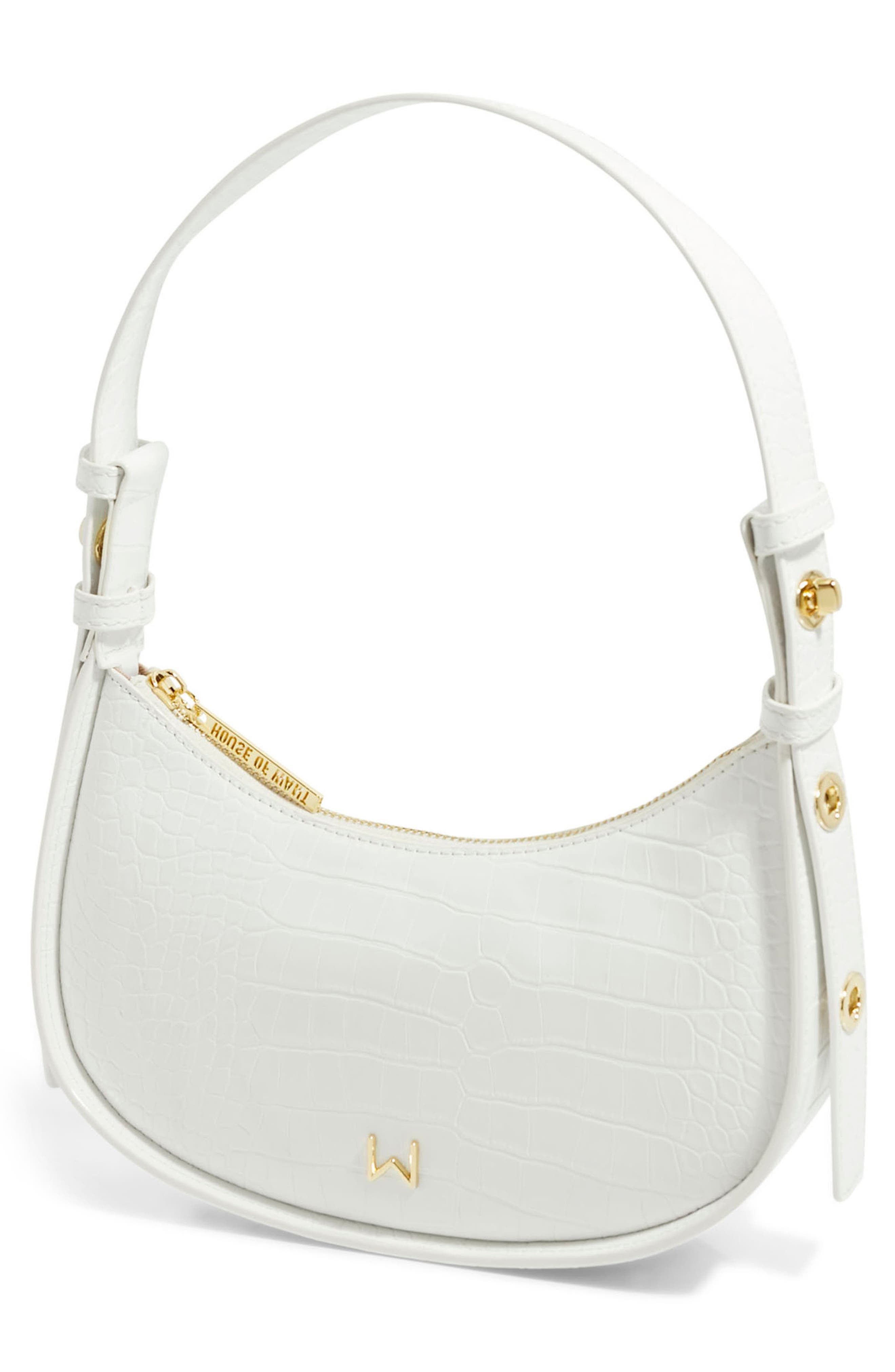 HOUSE OF WANT H.O.W. We Are Confident Vegan Leather Shoulder Bag, Alternate, color, 