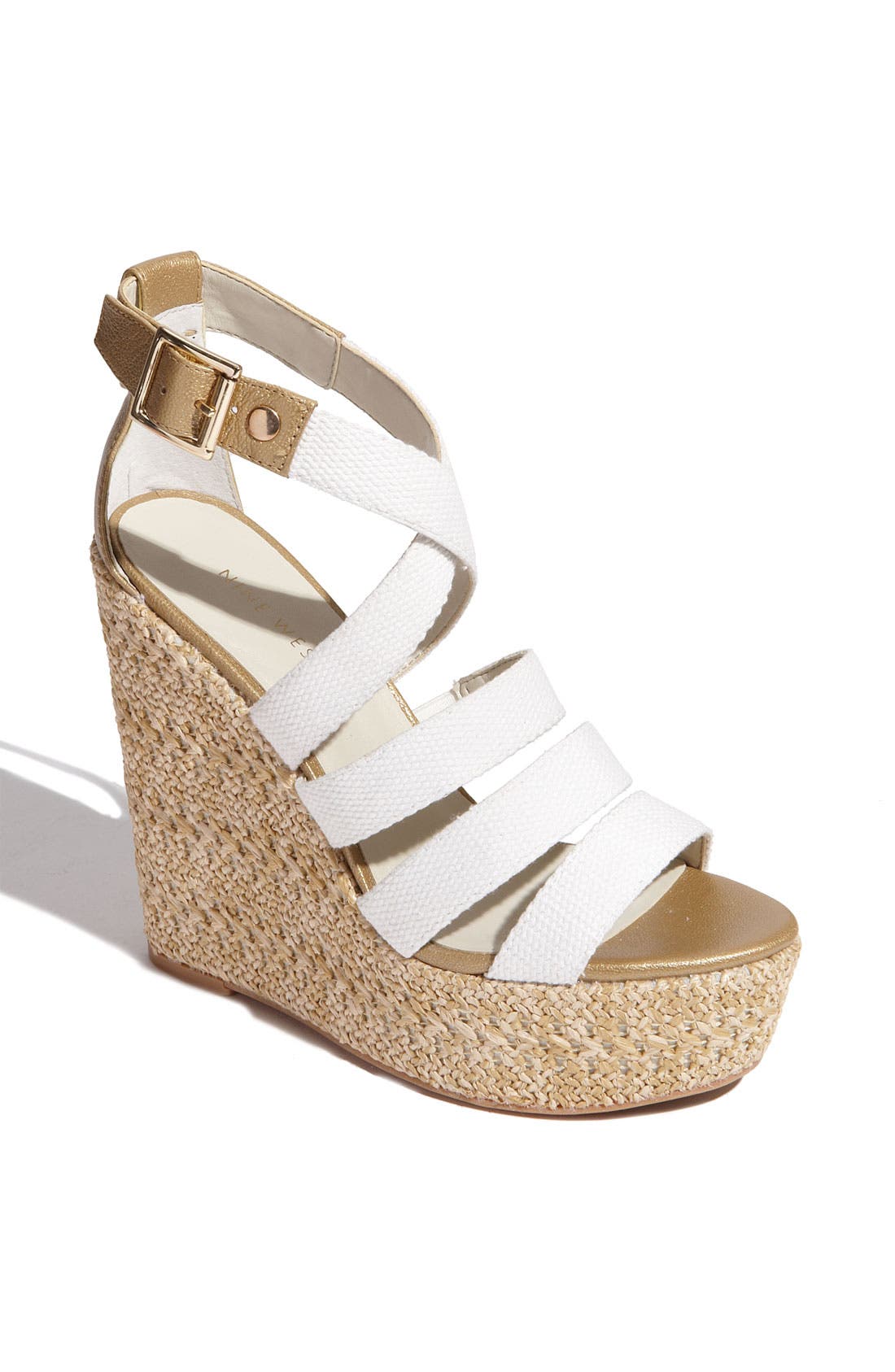 Nine West 'Braxton' Wedge Sandal, Main, color, 