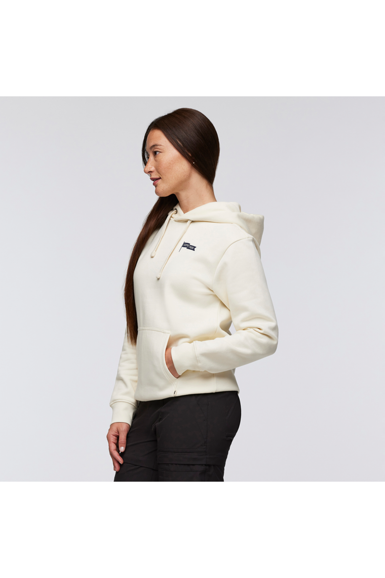 Flag Pullover Hoodie - Women's, Alternate, color, Bone