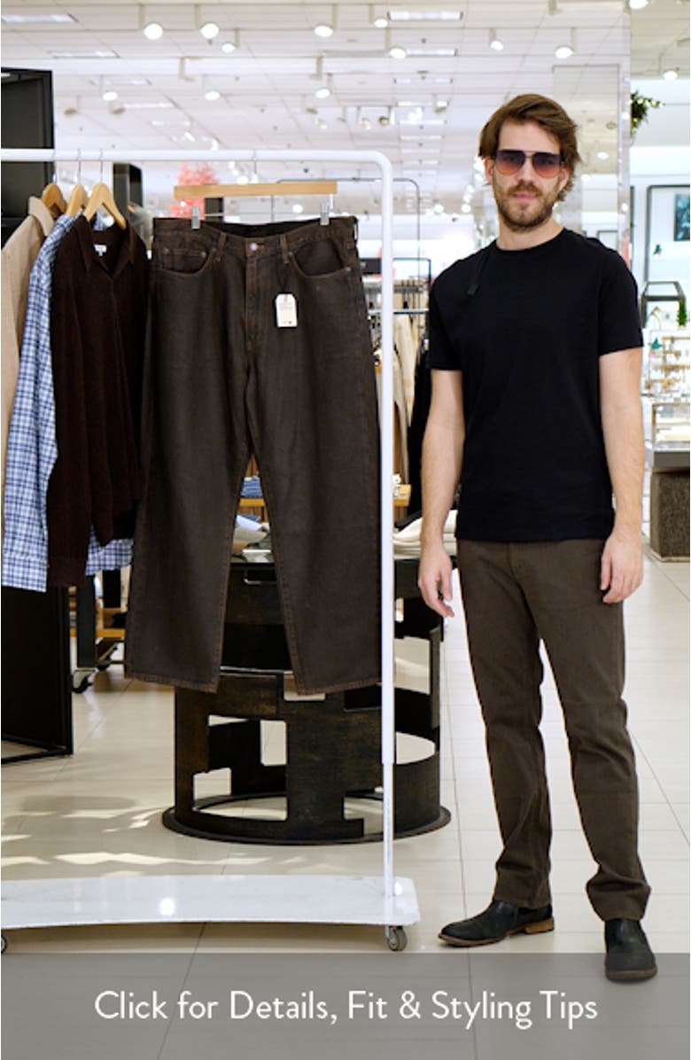 568<sup>™</sup> Coated Loose Straight Leg Jeans, sales video thumbnail