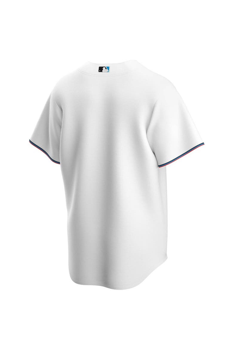 Men's Nike White Miami Marlins Home Replica Team Jersey, Alternate, color, White