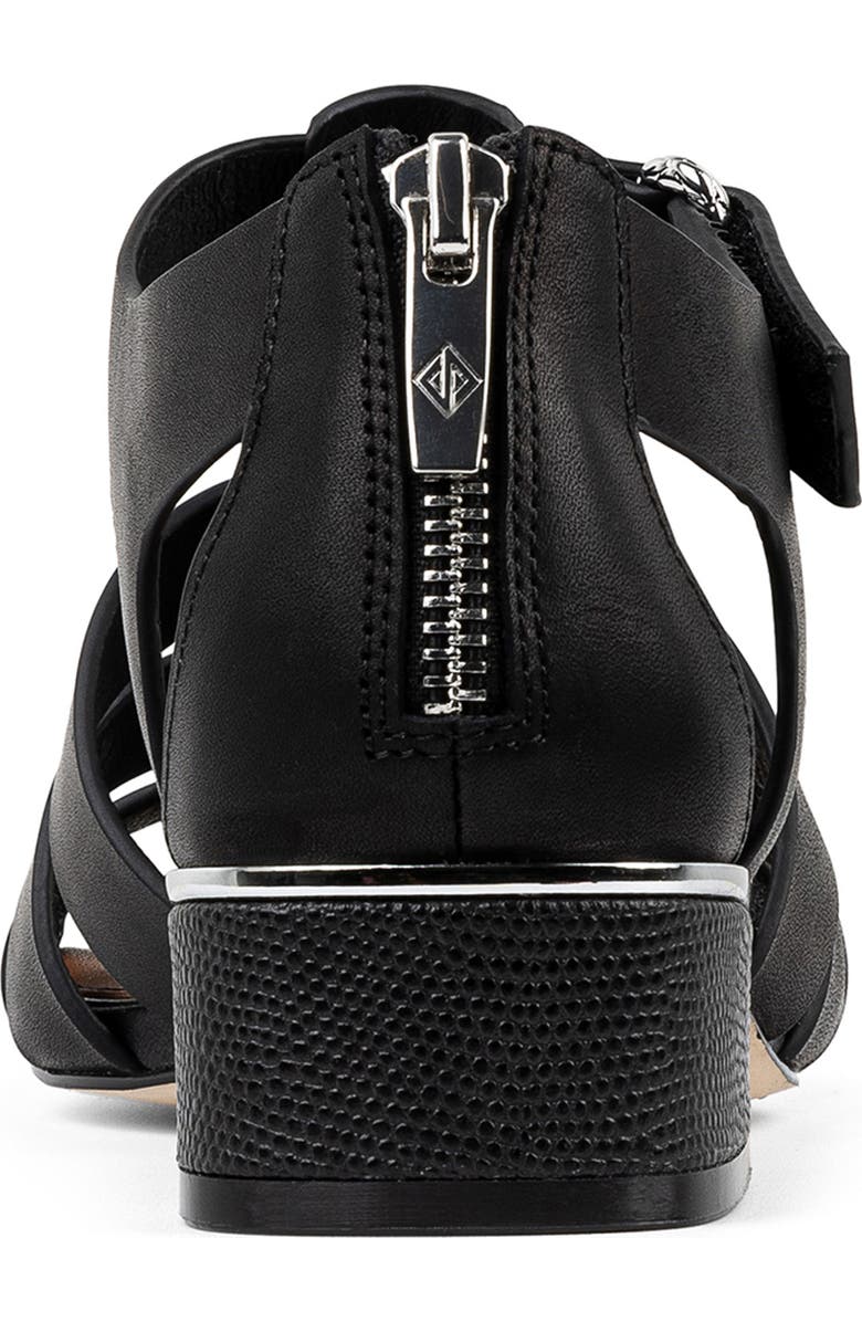 Donald Pliner Falesia Block Heel Fisherman Sandal, Alternate, color, Black