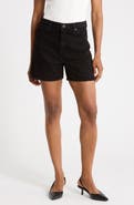 FRAME The Easy High Waist Denim Shorts