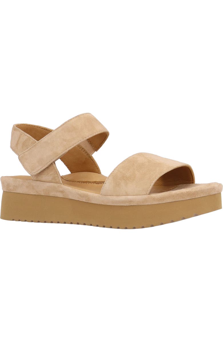 L'Amour des Pieds Abrilla Ankle Strap Sandal, Main, color, Beige