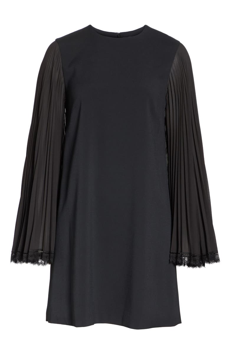 Simkhai Jonathan Simkhai Pleated Sleeve Shift Dress, Alternate, color, 
