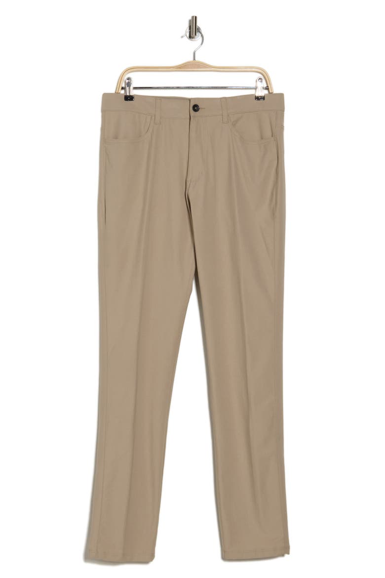Tech Power Stretch Comfort Slim Leg Pants, Alternate, color, KHAKI