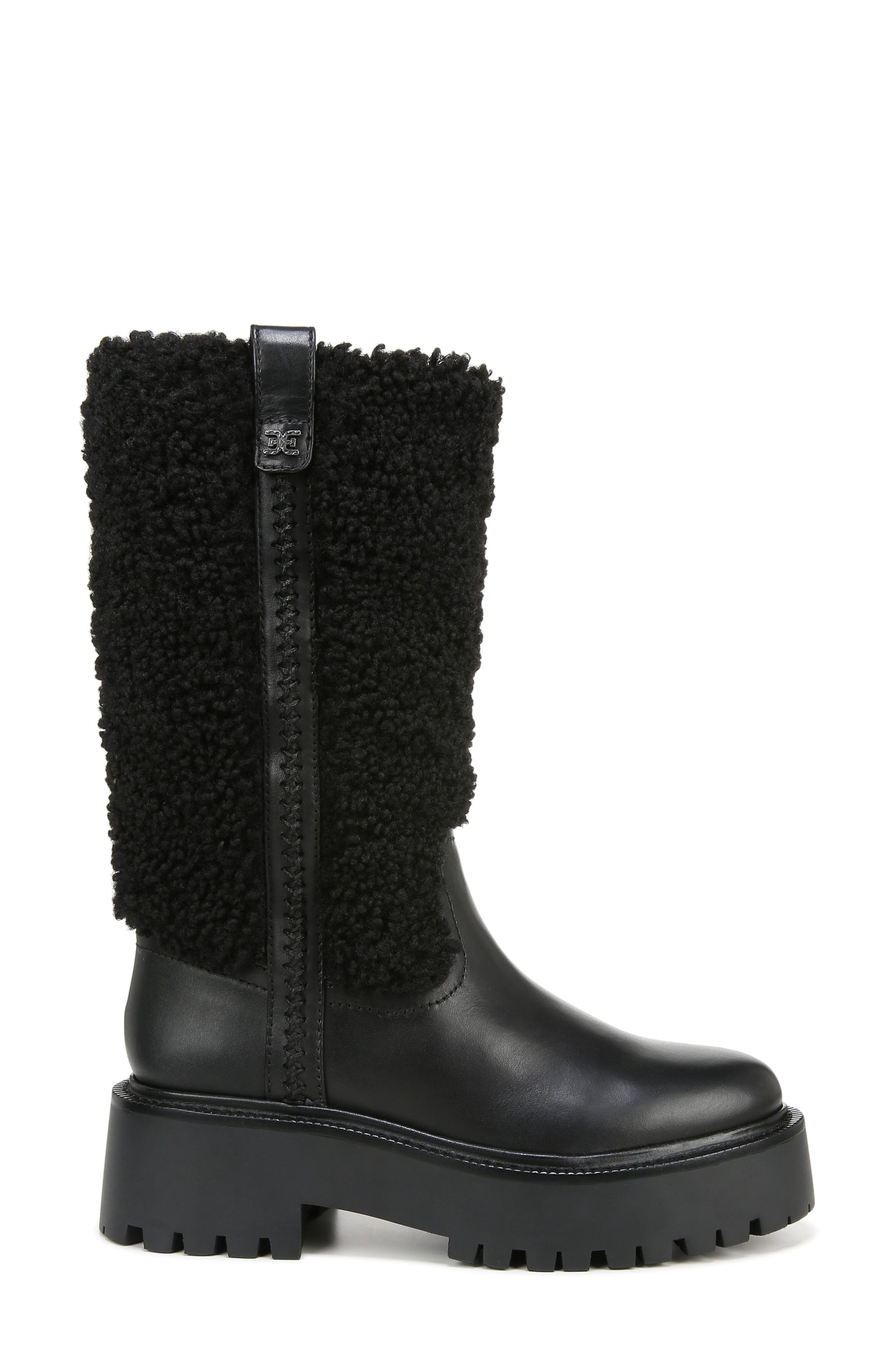 Sam Edelman Elfie Faux Shearling Platform Boot, Alternate, color, 