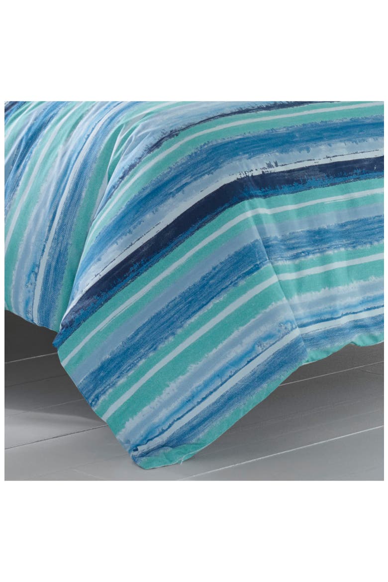 Alex Cotton Comforter & Shams Set, Alternate, color, TURQUOISE/ AQUA