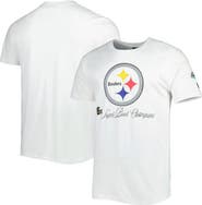 New Era Men's New Era White Pittsburgh Steelers Historic Champs T-Shirt