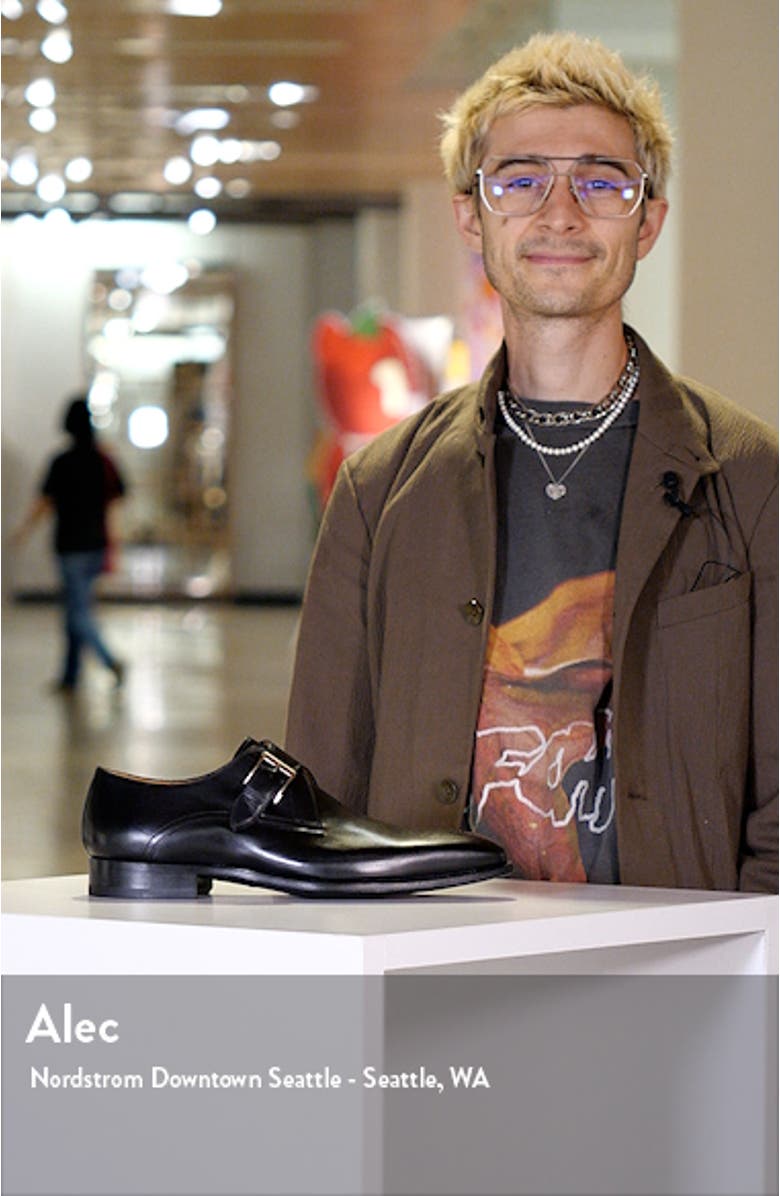 Marco II Perforated Toe Monk Shoe, sales video thumbnail